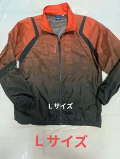 Reebok メンズ ジャンパー Lサイズ オレンジ/ブラック