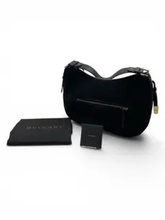 【極美品】BVLGARI ロゴマニア ワンショルダーバック ブラック