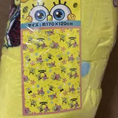 スポンジボブ ブランケット　約170X120cm プライズ限定