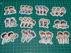 ハイキュー！！　ダイカットステッカー　ミニサイズ　ダイソー