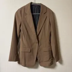 ブラウン テーラードジャケット Mサイズ