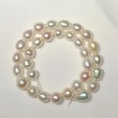 [大粒]淡水パール　約32cm PB580