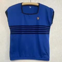 FILA Mサイズ 青　ゲームシャツ