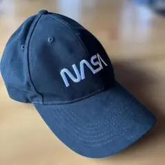 NASA キャップ ブラック