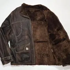 ムートンコート レザージャケット