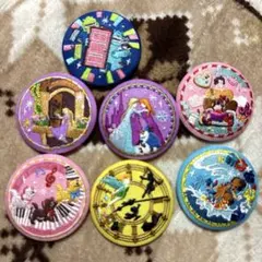 ディズニー刺繍缶バッジ　缶バッチ７種類
