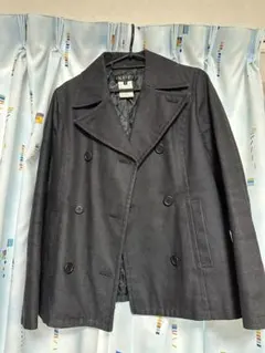 INDIVI ブラック ダブルブレストジャケット 38