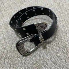 ウエスタンベルト y2k 古着 パンク グランジ 韓国 アメカジ 黒　ブラック