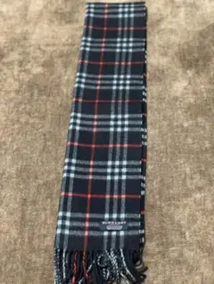 バーバリー　バーバリーロンドン　チェック マフラー　　カシミア