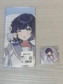 学マス DMMスクラッチ 秦谷美鈴 A3布ポスター 缶バッジ