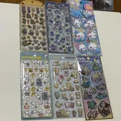 コットンパフィーシール ズートピア　あわわちゃん　スティッチなど　6点