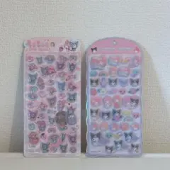 うるちゅる　コットンパフィー 2枚セット マイメロ クロミ