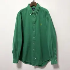 ラルフローレン コットンB.Dシャツ L