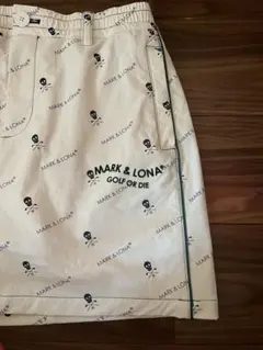 MARK & LONA ゴルフスカート ホワイト