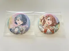 【遥&みのり】プロセカ 5th感謝祭　オーロラ箔押し缶バッジ