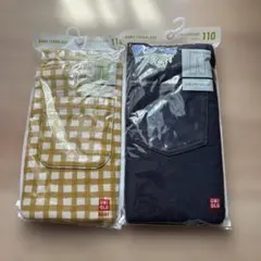 新品未開封　UNIQLO レギンス　110cm 2点