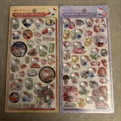 【新品未開封】ボンボンドロップシール　ハローキティ　和柄