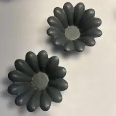 よしざわ窯　チャコールマーガレット小鉢2個セットのサムネイル