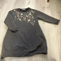 hakka kids 裏起毛長袖ワンピース・チュニック　120