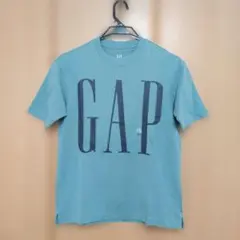 GAP ロゴ Tシャツ XS 青