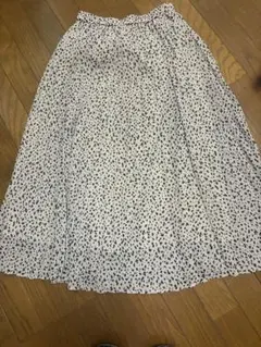 GU レオパード柄ロングスカート　S