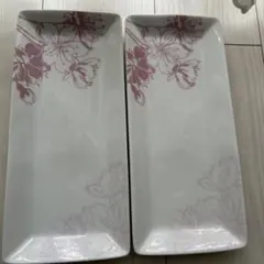 Kansai Yamamoto 皿 2枚セット 花柄 長方形のサムネイル