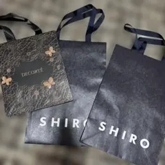 DECORTÉ SHIRO ショップ袋 ショッパー 3枚セット　紙袋のサムネイル
