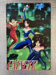新品　キャッツアイ　オマージュブリキ看板②