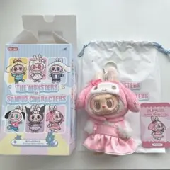 ポムポムプリン　ソウルジャズフェスティバル限定　ぬいぐるみキーリング　ピンク ポムポムプリン ソウルジャズフェスティバル限定 ぬいぐるみキーリング