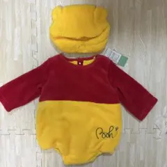 【タグ付き新品未使用】プーさん　着ぐるみ　赤ちゃん服　70-80