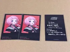 にじさんじ 周央サンゴ 七次元生徒会！ ランダムチェキ風カード 8枚(2枚レア)