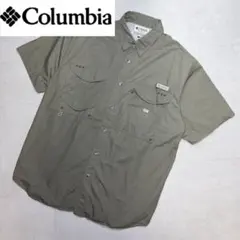 Columbia PFG 半袖フィッシングシャツ カーキ メンズ コロンビアのサムネイル