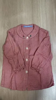 familiar シャツ　90 チェック