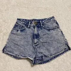 ライトブルーデニムショートパンツ