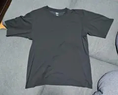 ユニクロ／ドライEXクルーネックTシャツ 【XLサイズ・ダークグレー】その1