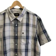 g*o様 【900円スタート】RIP CURL チェックシャツ L 青 美品 サのサムネイル