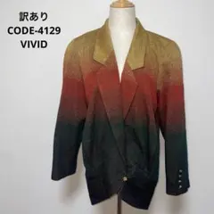 訳あり CODE-4129 VIVIⅮ ジャケット M ウール100% おしゃれ