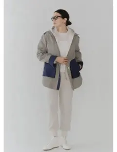 yori リバーシブルチェックシャツジャケットのサムネイル