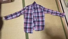 チェック柄 長袖シャツ