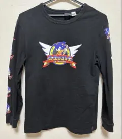 H＆M ソニック ソニック・ザ・ヘッジホッグ 長袖カットソー ブラック XS