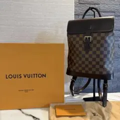 【超美品】ルイヴィトン バックパック ダミエ ショッパー保存袋付き ブラウンのサムネイル