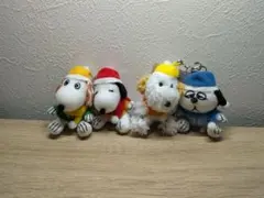 スヌーピー カラビナ付ダブルマスコット スヌーピー マーブルス オラフ アンディ
