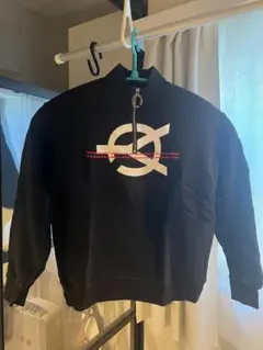 OY オーワイ ハーフジップスウェット 黒 韓国ストリート