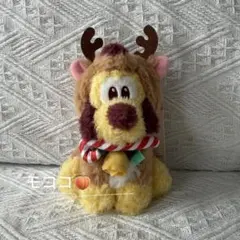 上海ディズニー　クリスマス　プルートぬいぐるみキーチェーン
