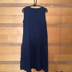 UNIQLO ネイビー ノースリーブワンピース 150 おまけつき