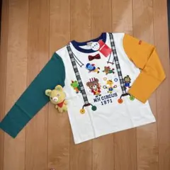 ★ミキハウス★サーカス★プッチーくんと仲間たち★長袖カットソー★Tシャツ130★