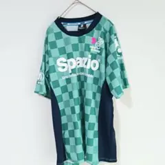 SPAZIO プラクティスシャツ サッカー スポーツウェア 半袖 緑 Lのサムネイル