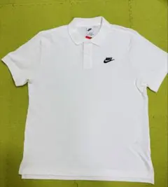 【新品タグ付】夏の定番！ナイキ ポロシャツ メンズ L 白 CJ4457NIKEのサムネイル