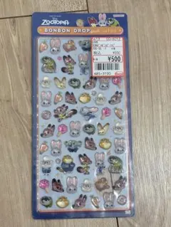 ズートピア　ボンボンドロップシール　ミニ