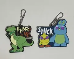 トイ・ストーリー4 キーホルダー ラバー レックス うさぎ 鳥 キャラクター